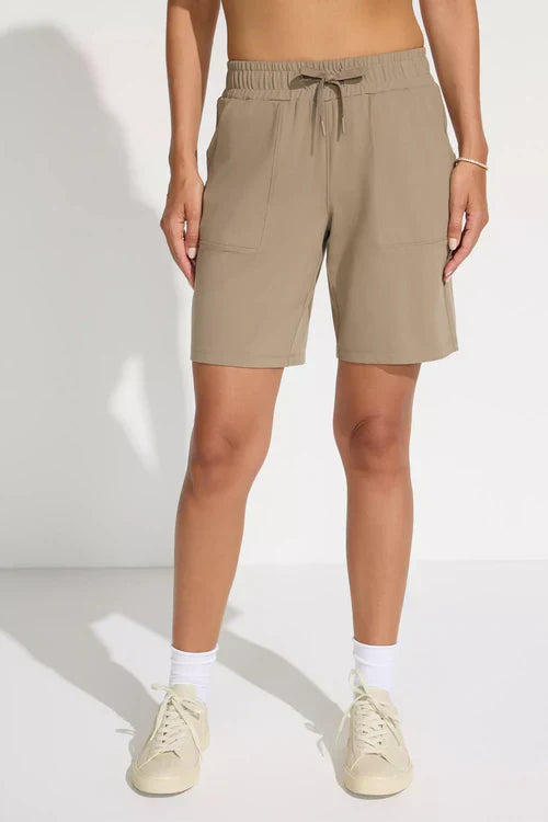 Unisex Relaxed Fit Shorts med dragsko