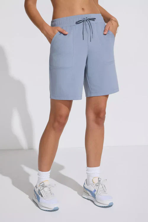 Unisex Relaxed Fit Shorts med dragsko