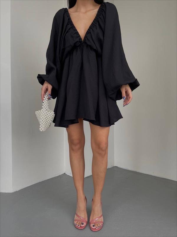Boho off-shoulder miniklänning
