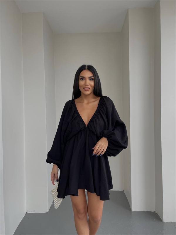 Boho off-shoulder miniklänning