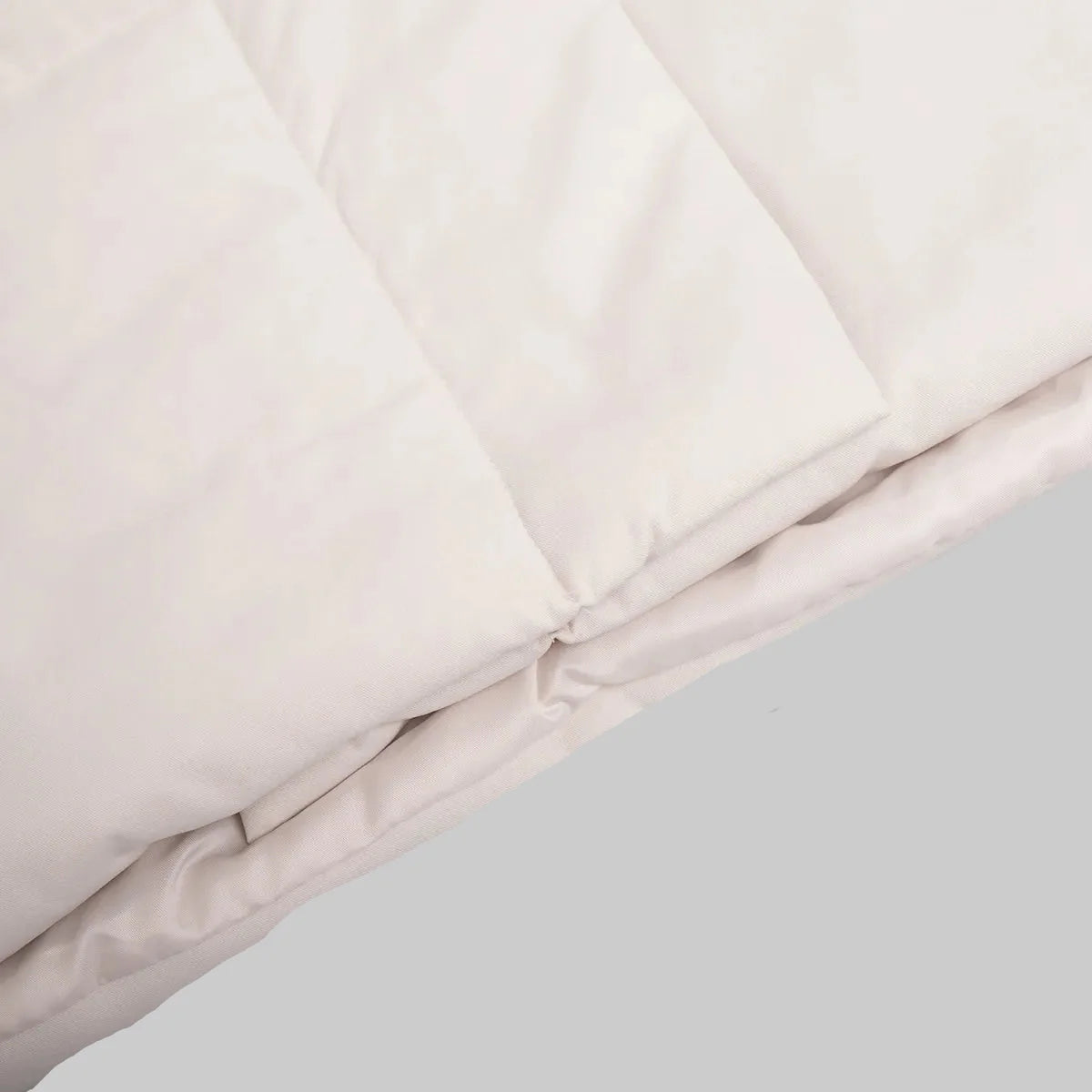 Lång omlott pufferkappa med bälte och stor sjalkrage