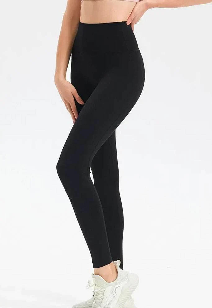 Sportleggings med hög midja