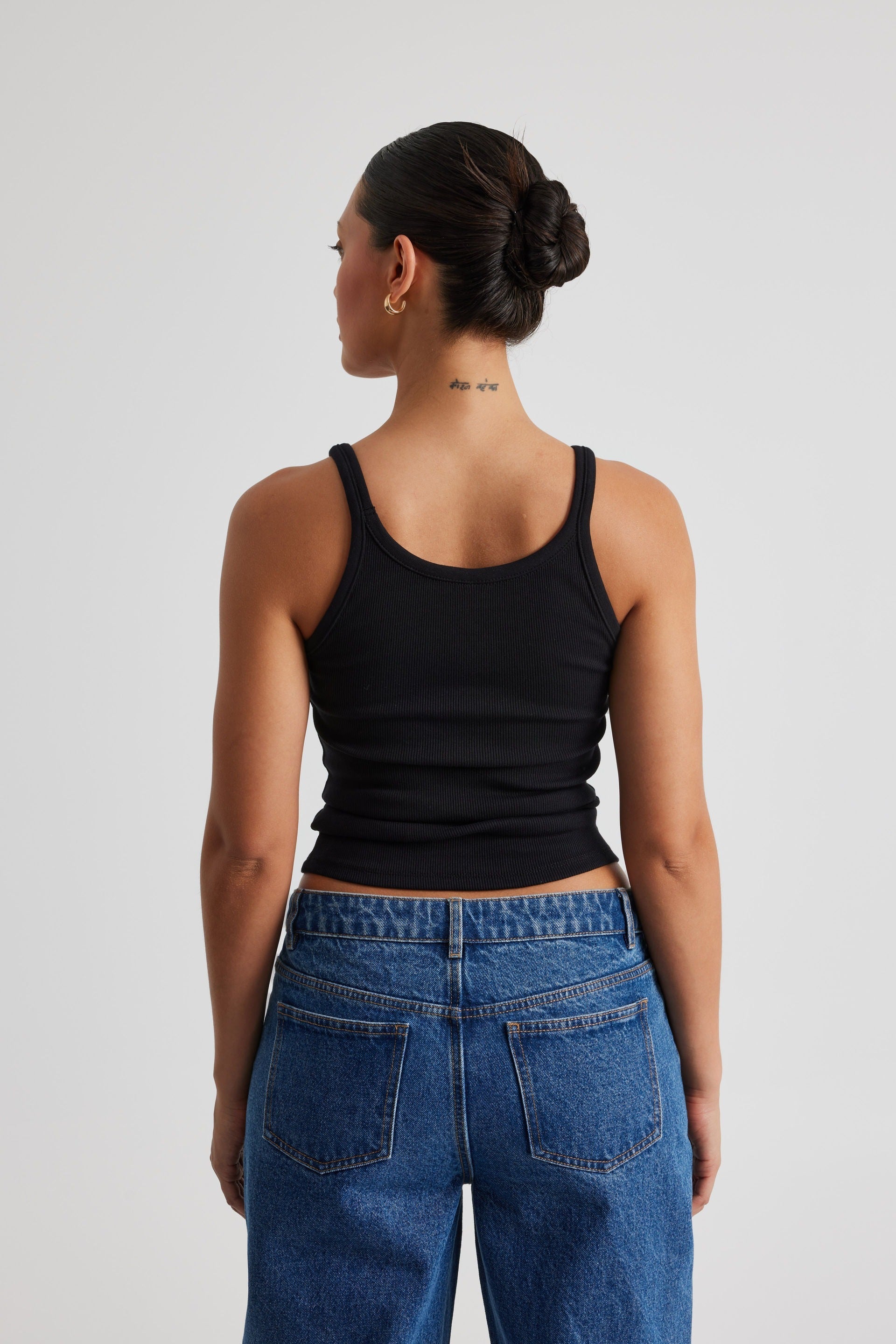 Klassisk ribbad tanktopp