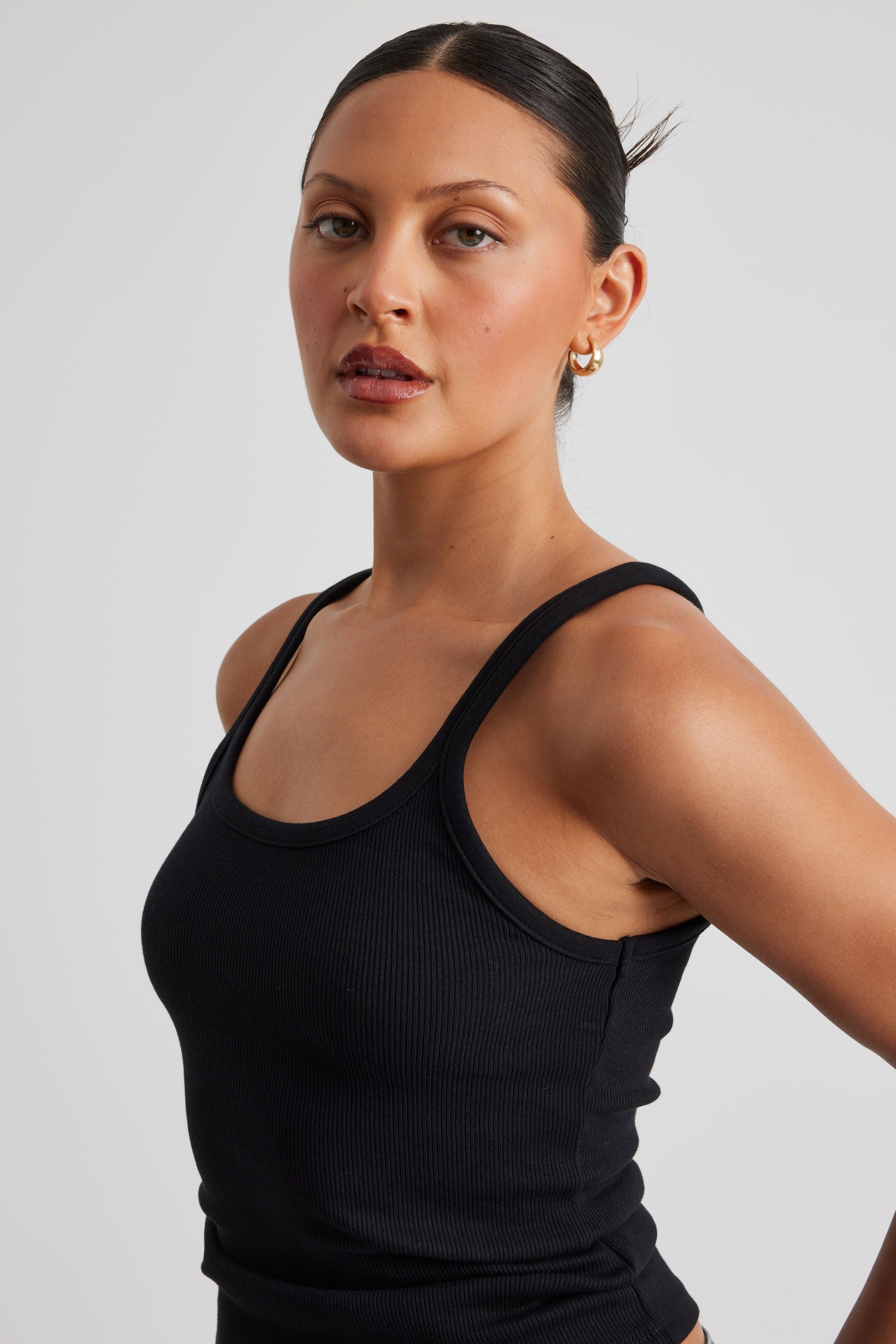 Klassisk ribbad tanktopp