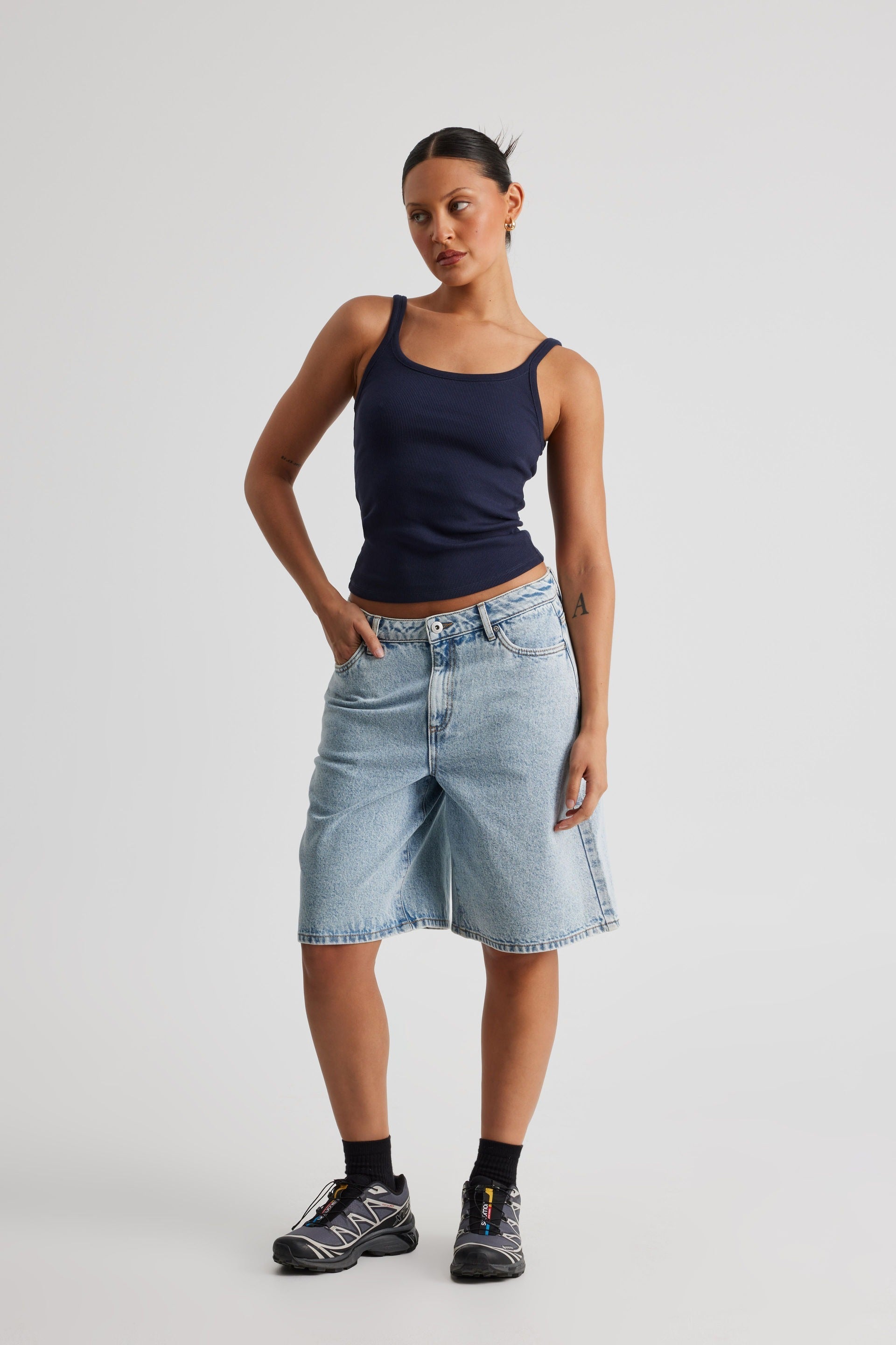 Klassisk ribbad tanktopp