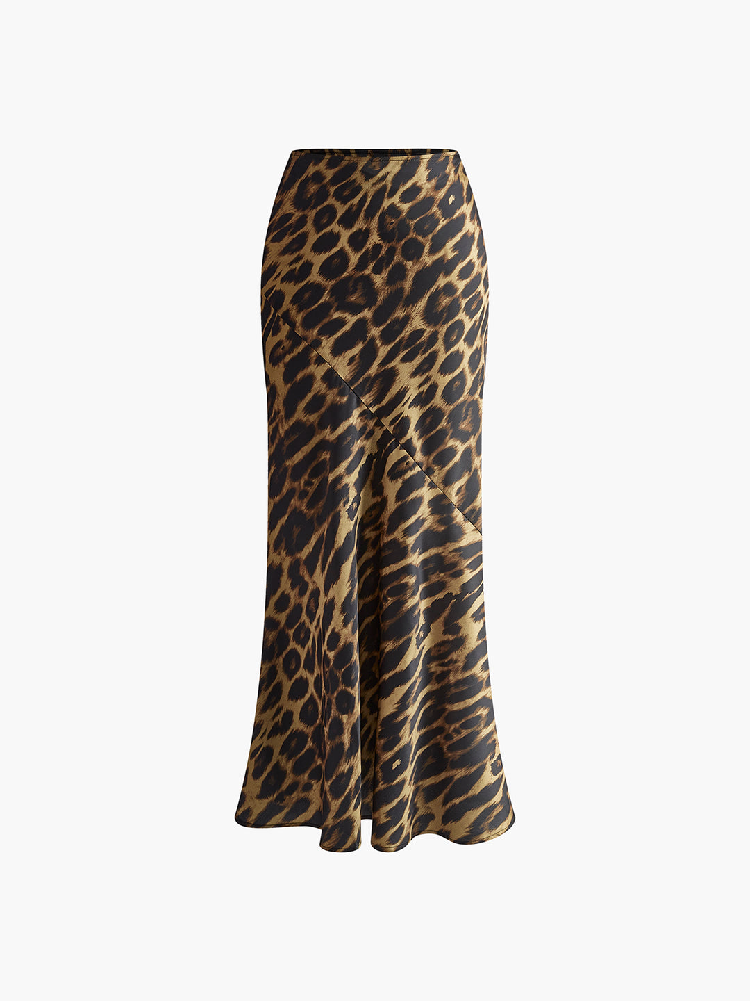 Kjol med leopardmönster