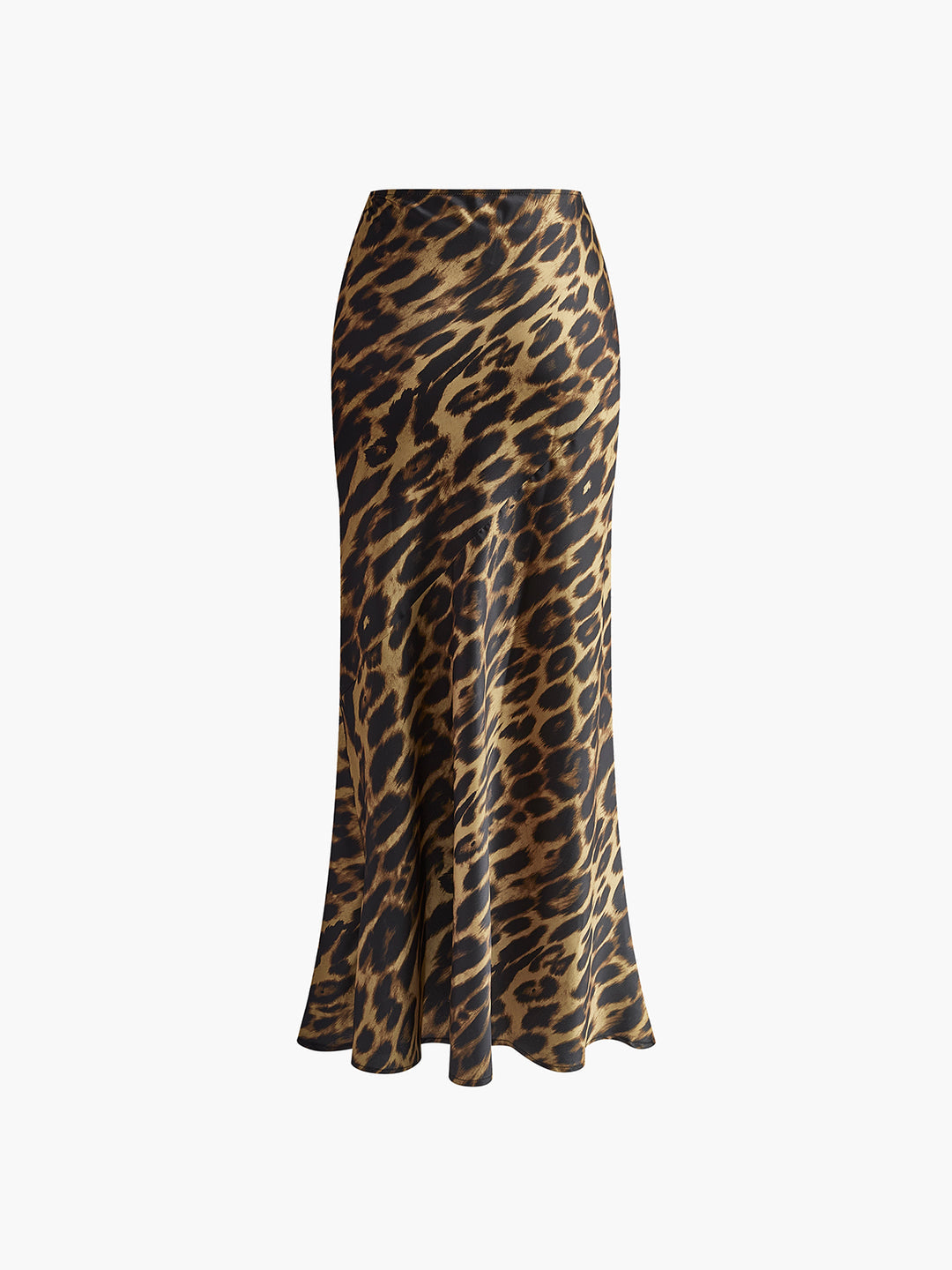 Kjol med leopardmönster