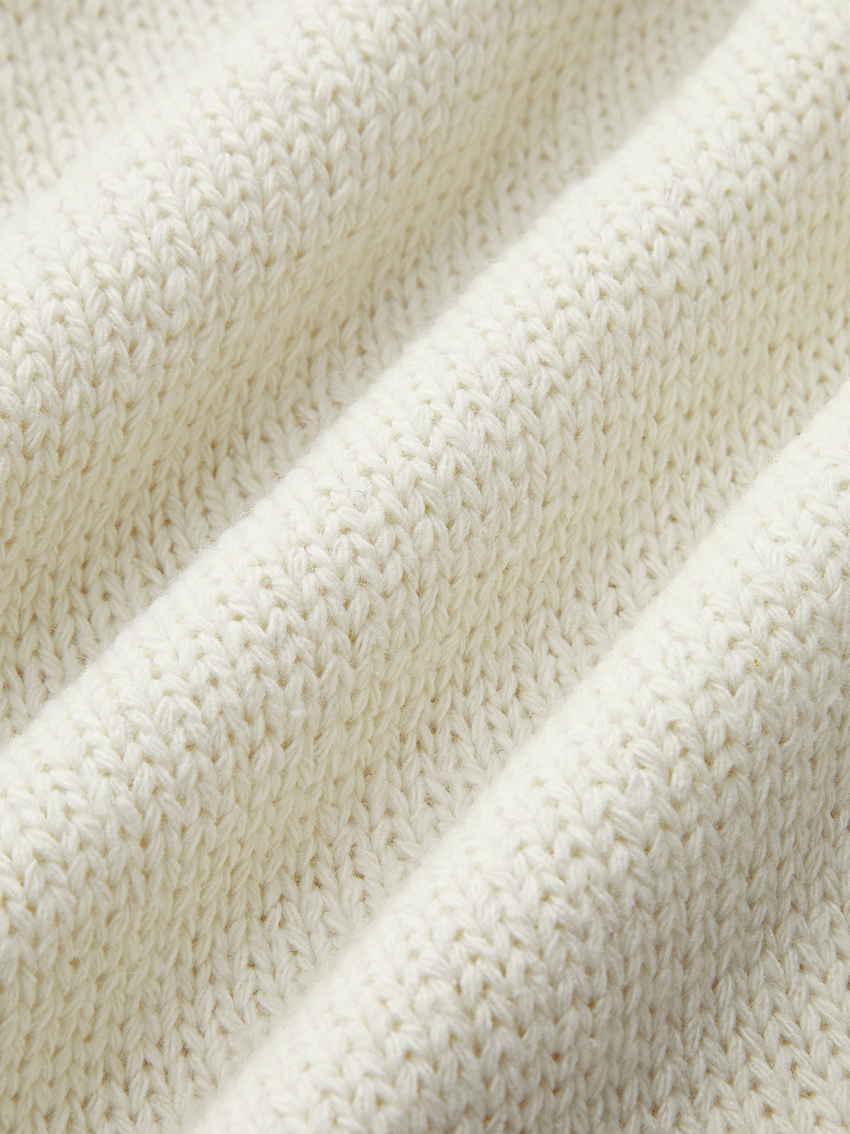 Stickad cardigan med knappar