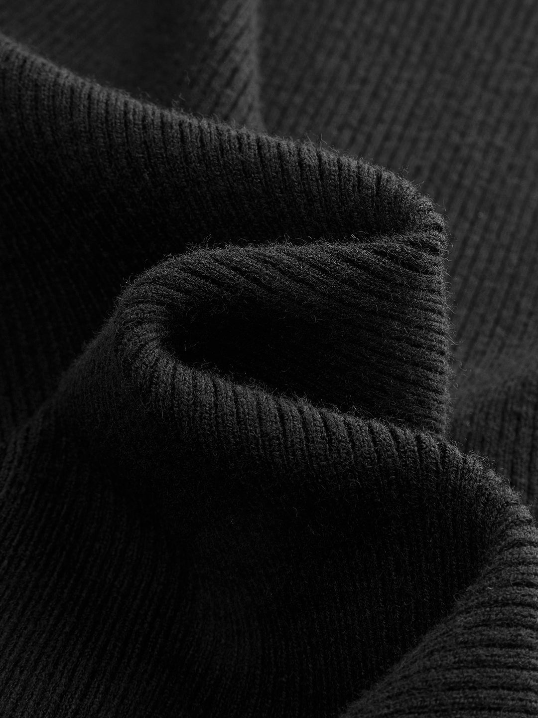 Ärmlös ribbstickad topp med meshdetalj