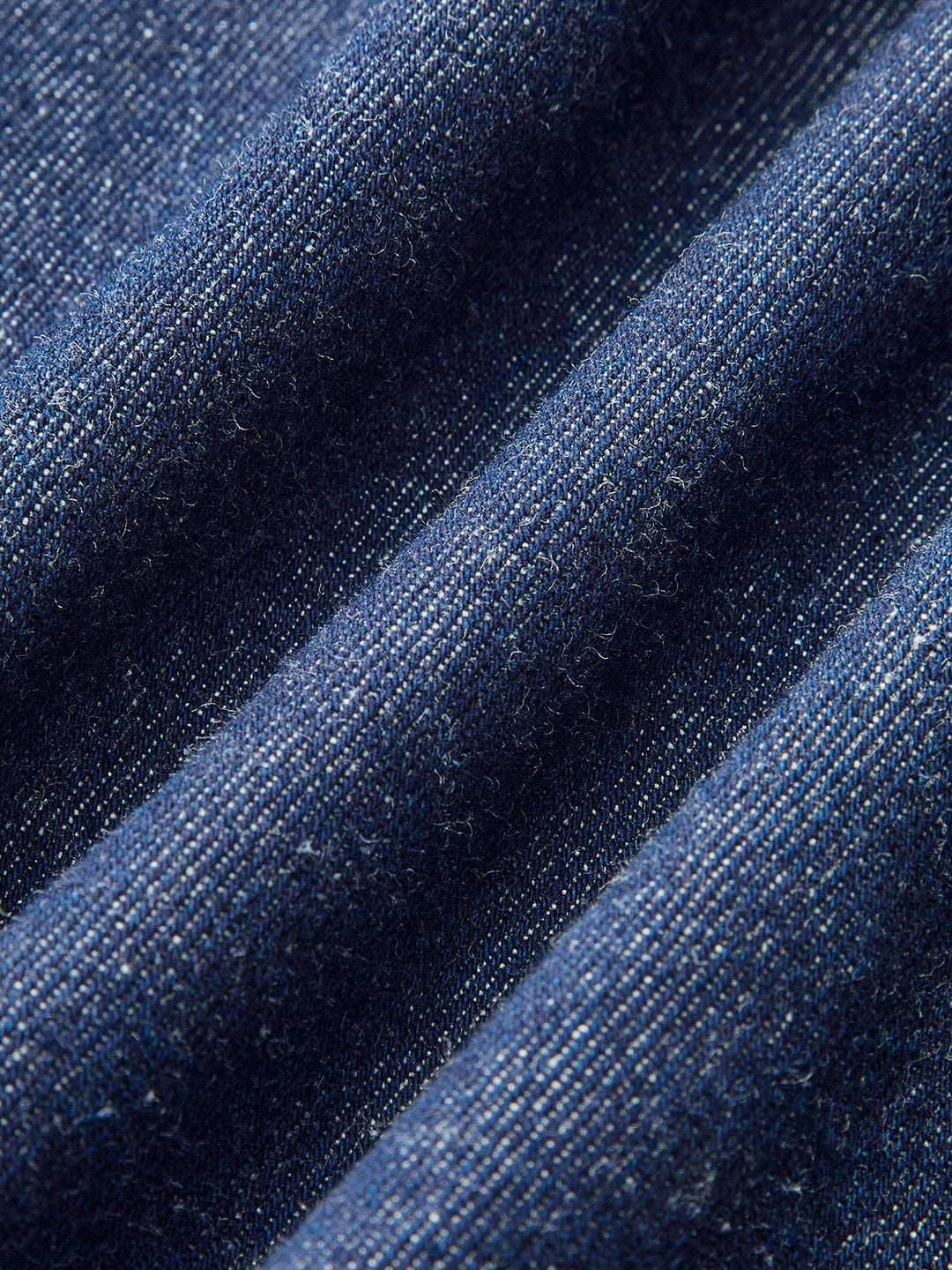 Mörkblå maxikjol i denim