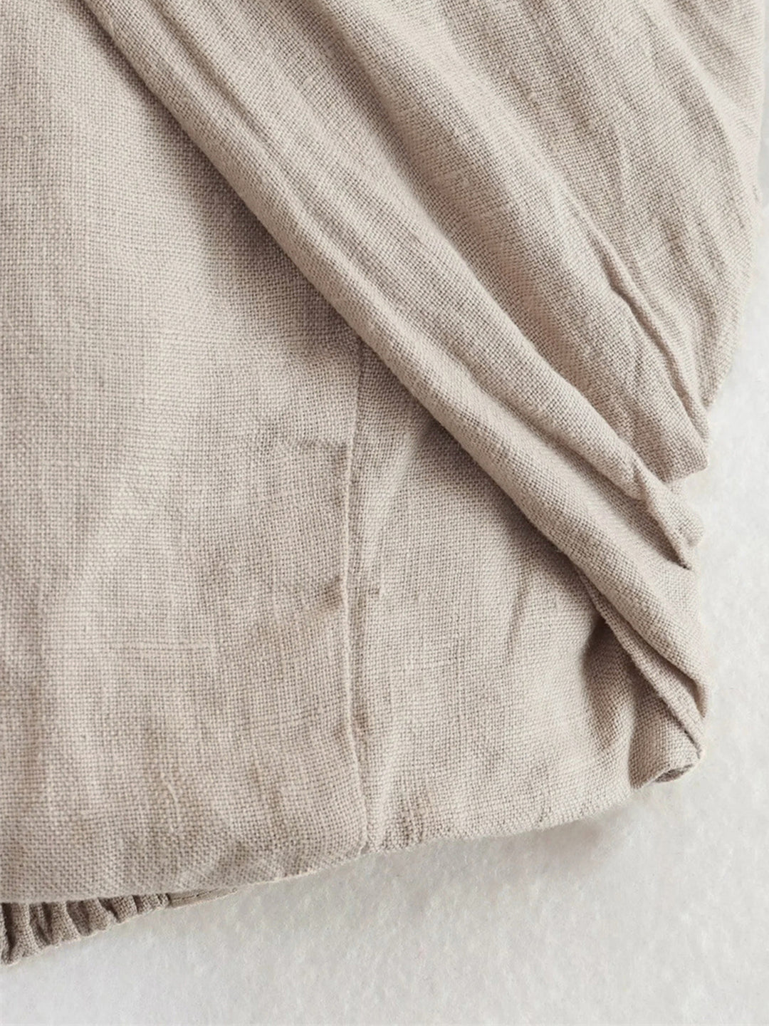 Korslagd crop topp