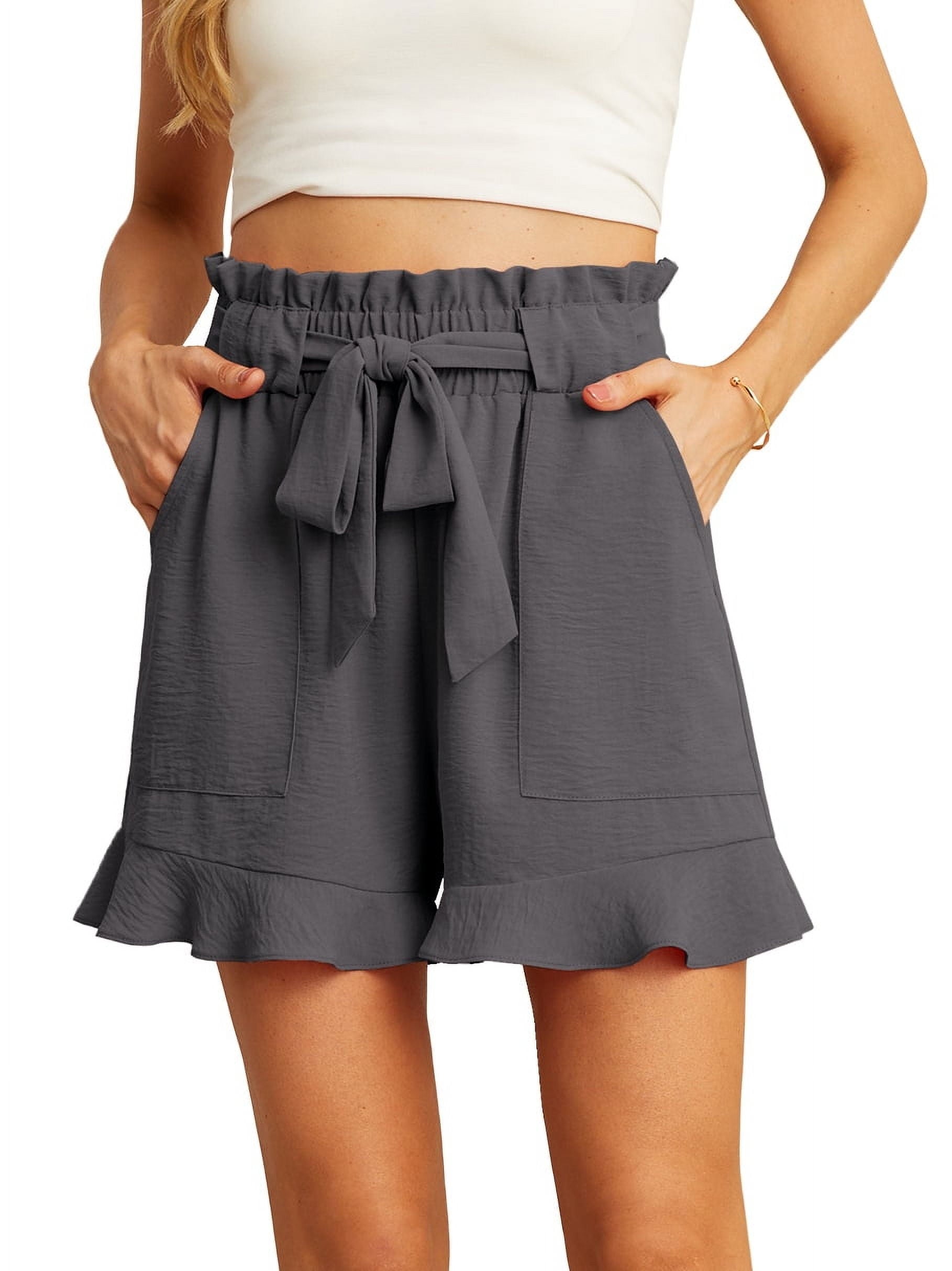 Volangshorts med knytskärp