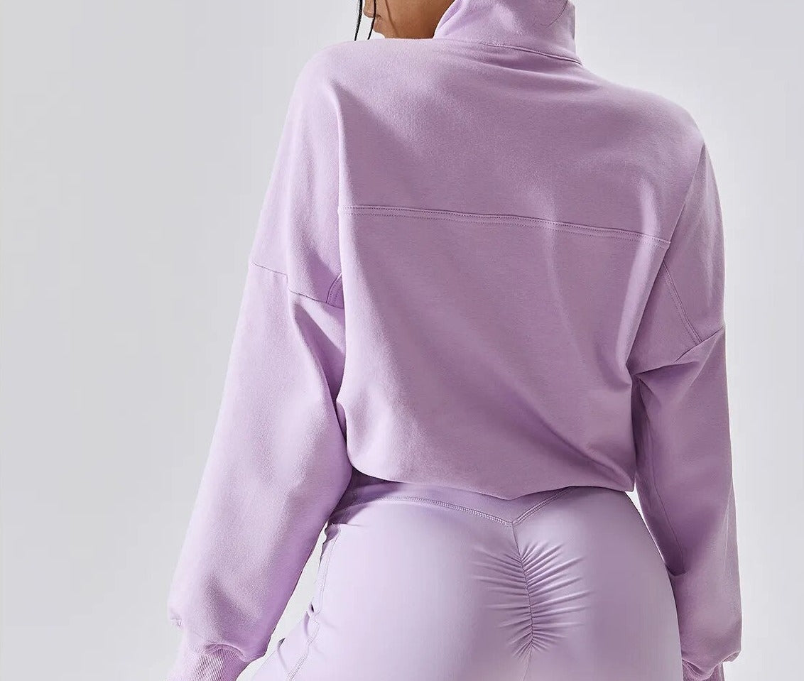 Sportig blus med justerbar midja