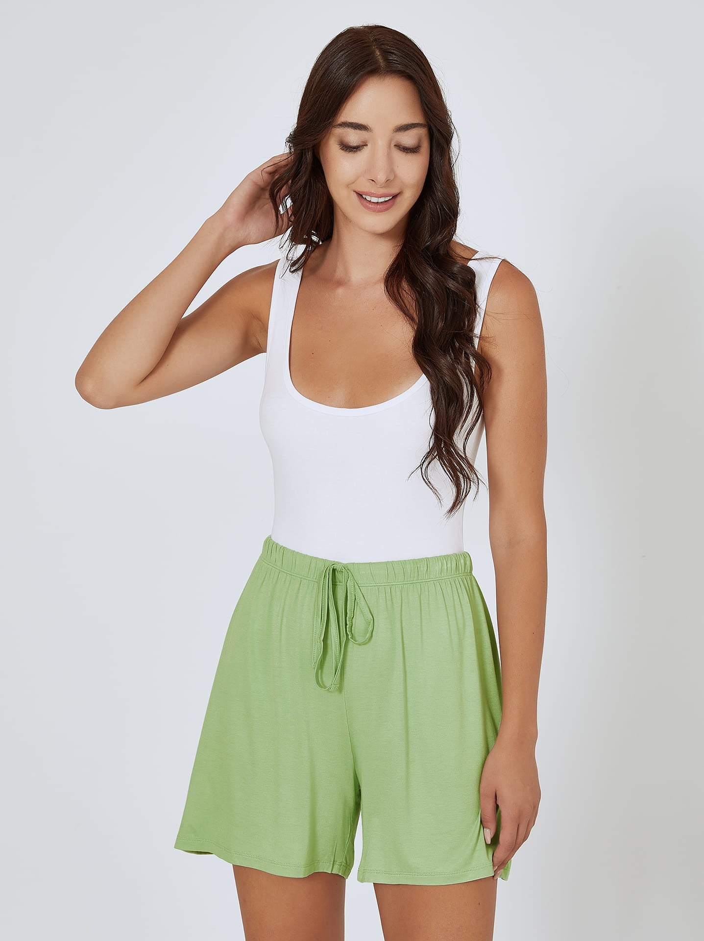 Lounge-shorts med dragsko