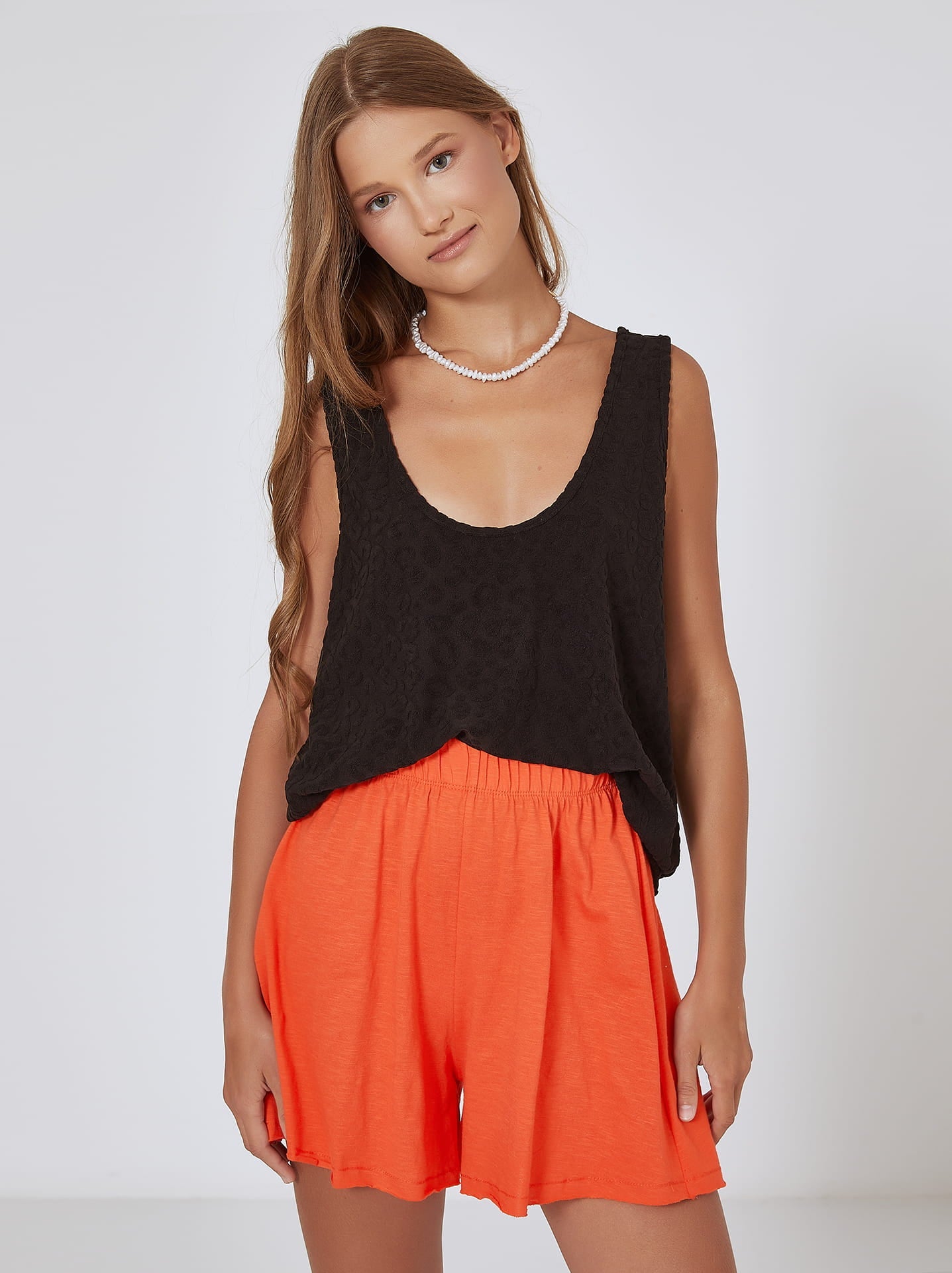 Vida shorts med resårmidja