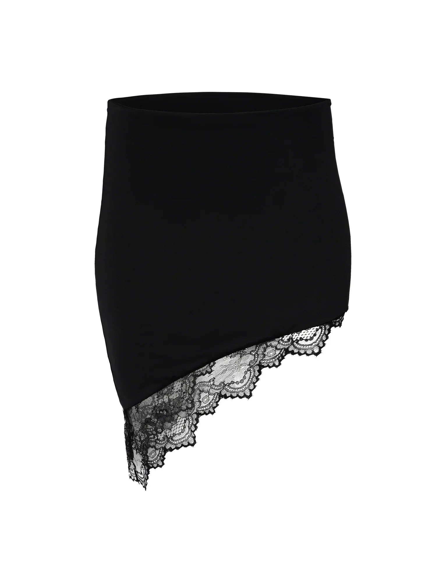 Charlote svart crop top med kjol