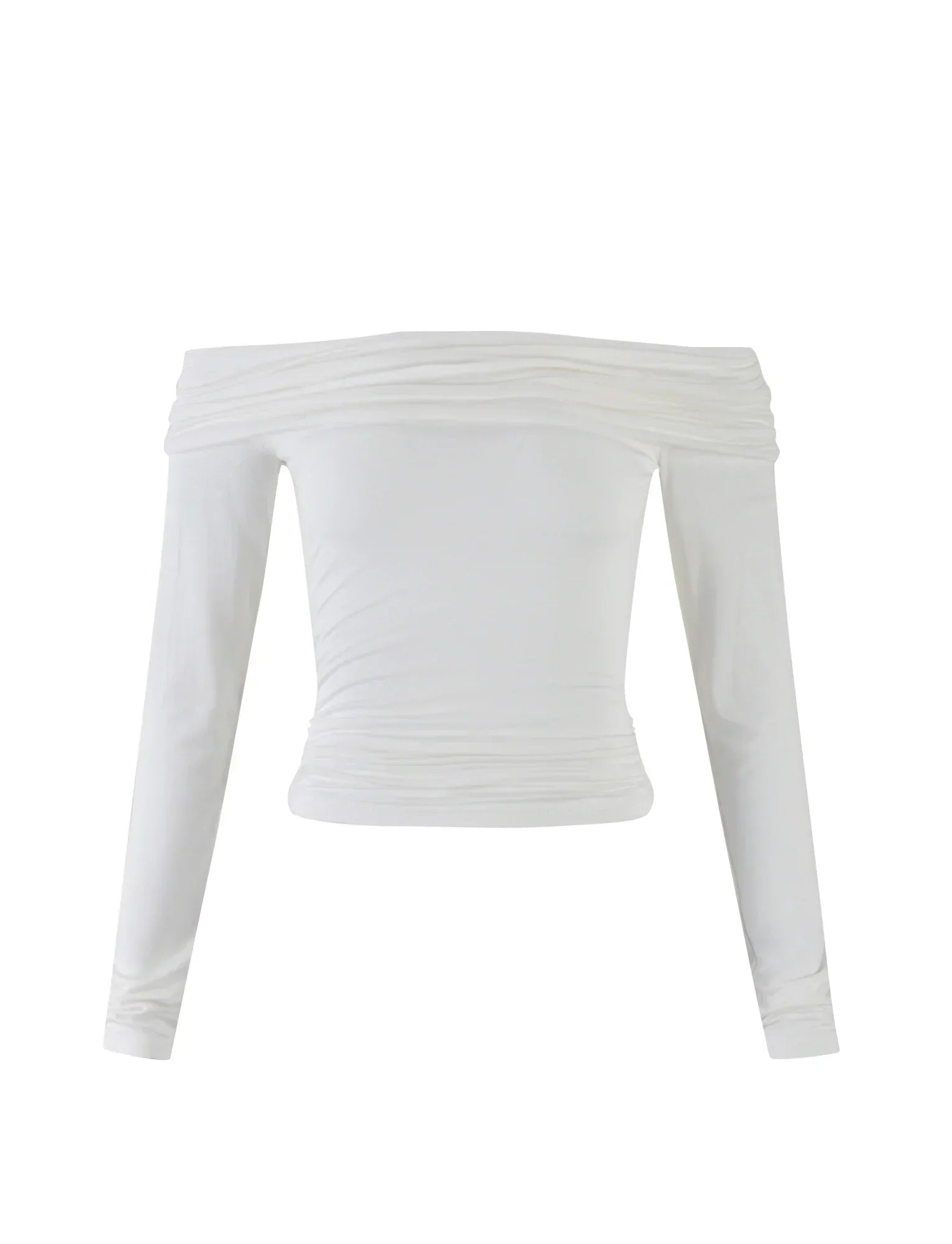 Off shoulder långärmad topp