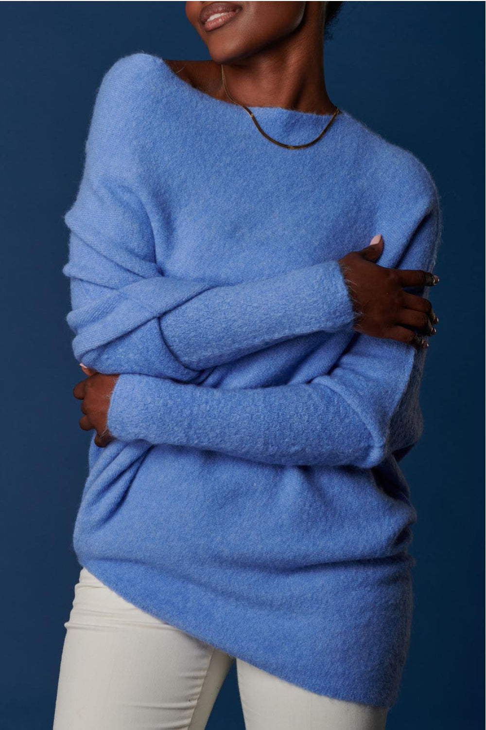 MARLOWE TRÖJA MED FLADDRIGA ÄRMAR