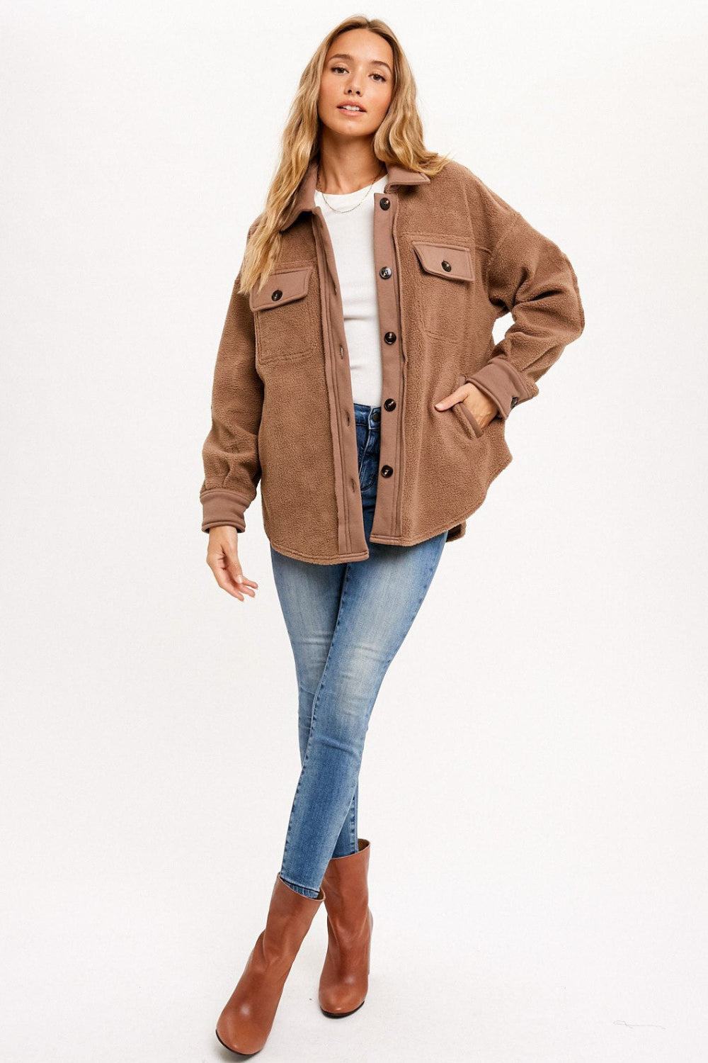 Brooklyn Oversize Fleecejacka