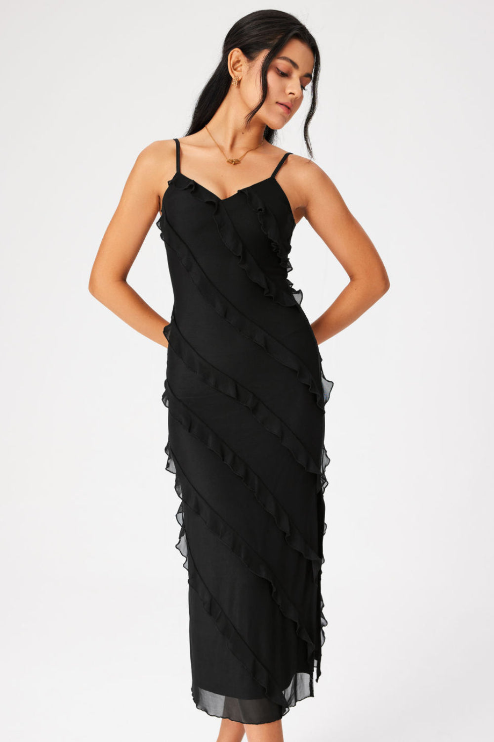 MIDIKLÄNNING MED SPLIT