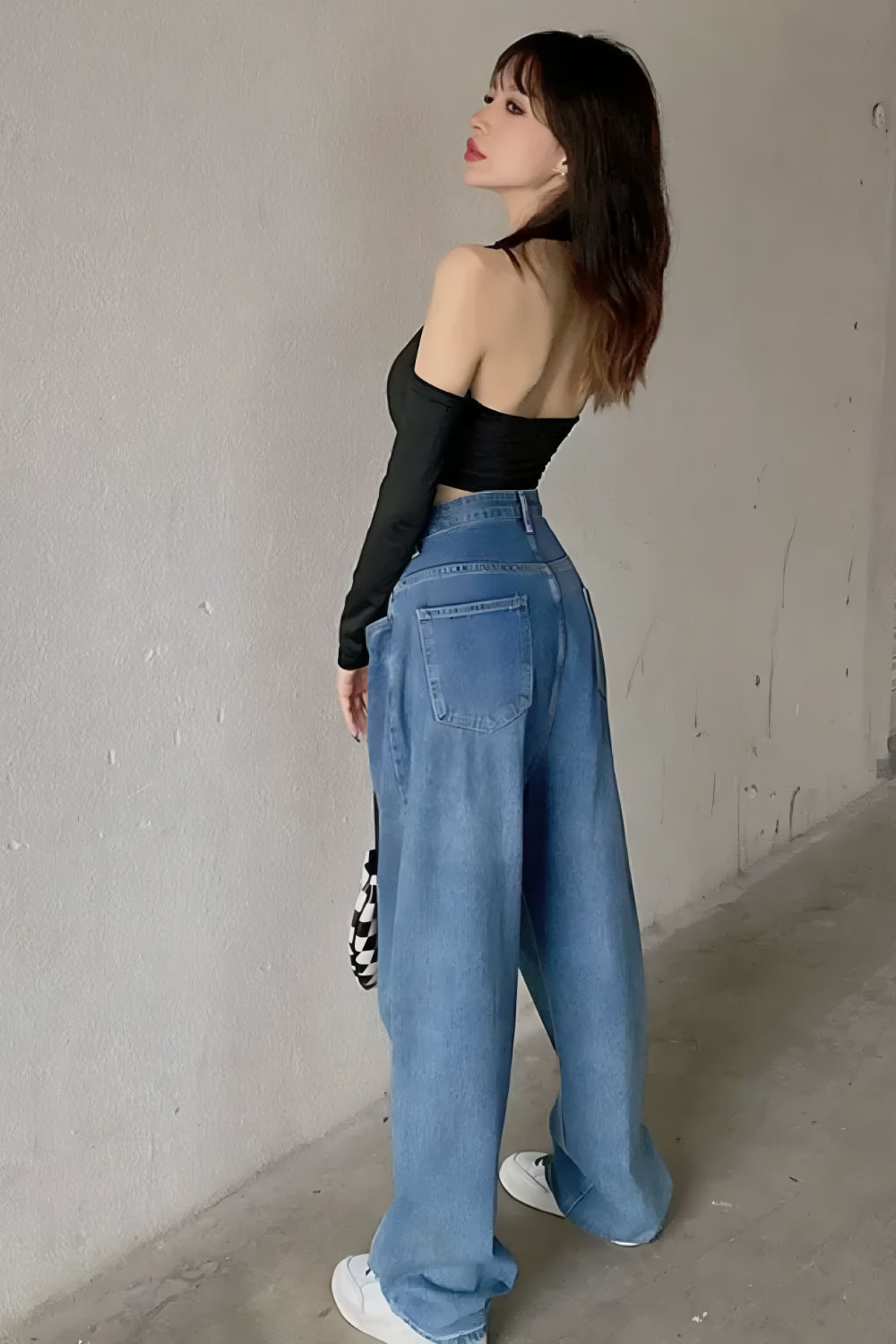 VALERIE HALTERNECK LÅNGÄRMAD TOPP