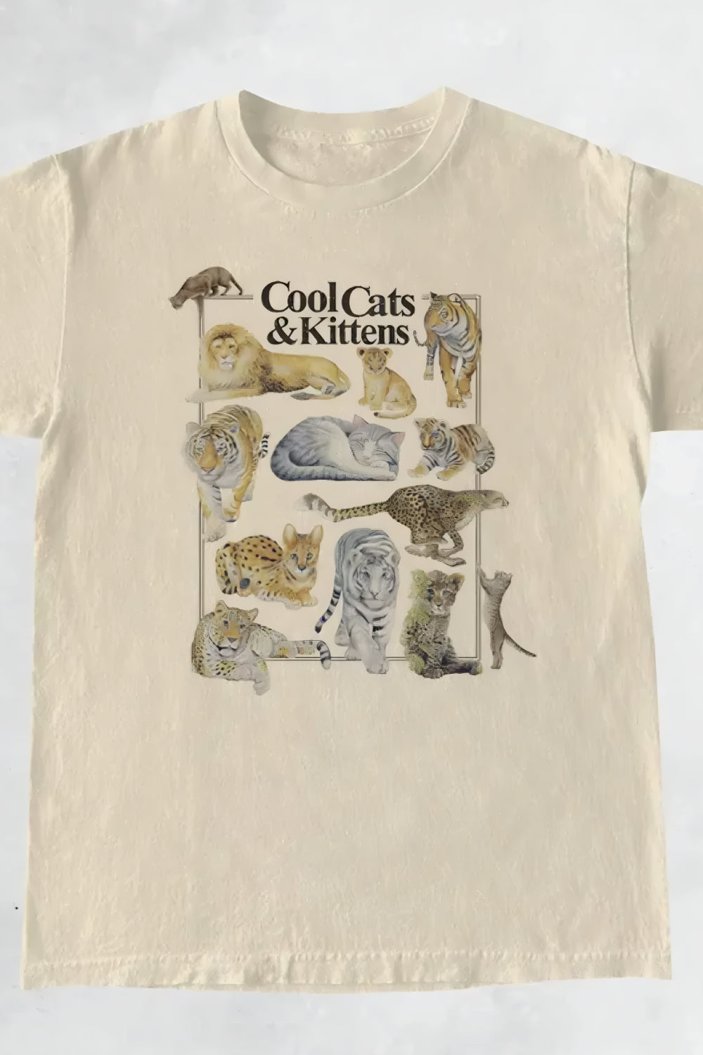 Coola katter vintage t-shirt