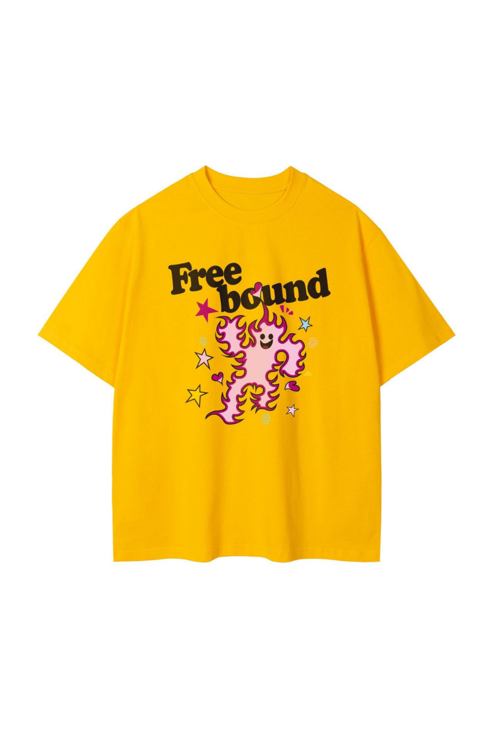 T-SHIRT MED FREEBOUND TRYCK