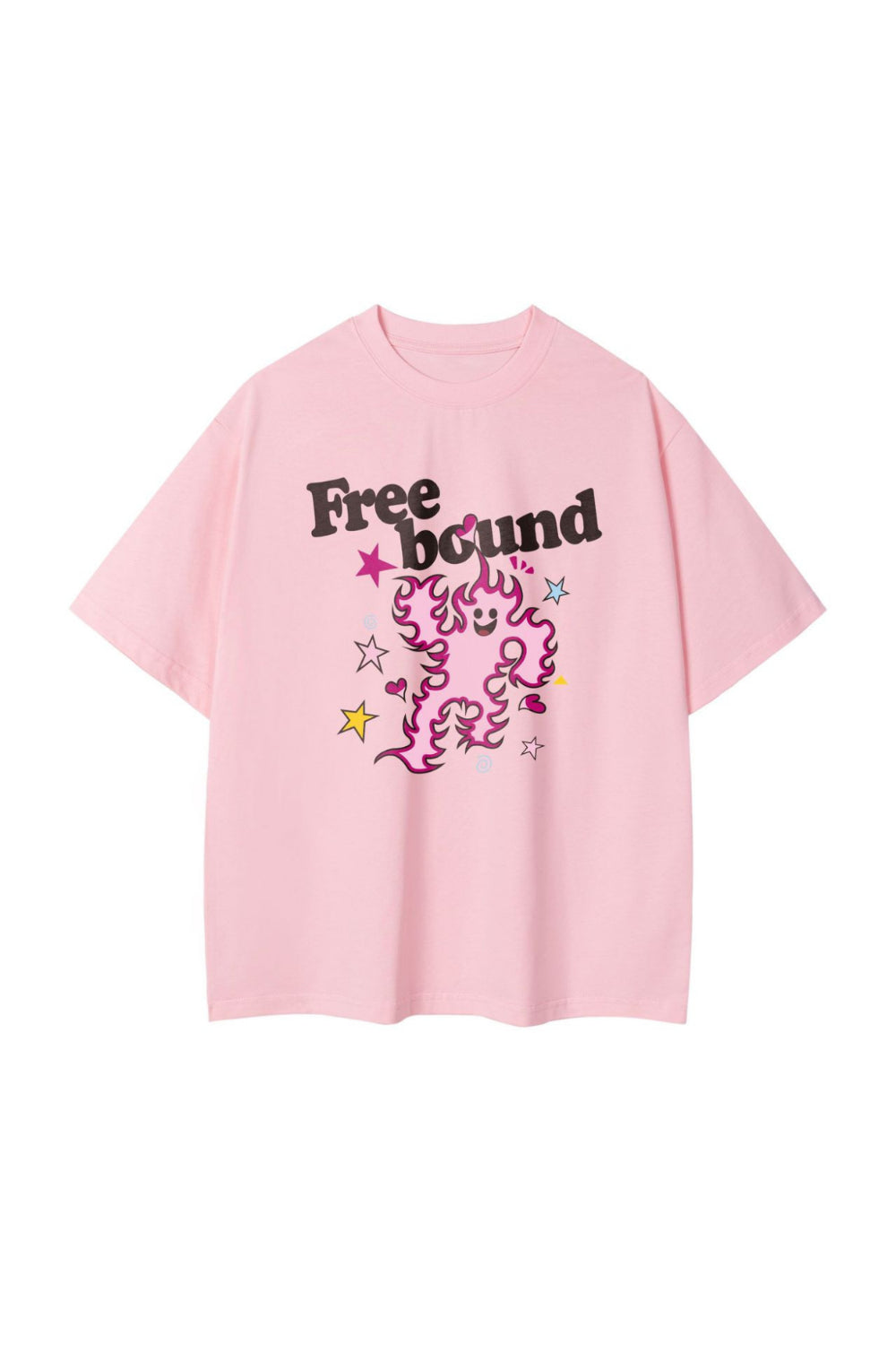 T-SHIRT MED FREEBOUND TRYCK