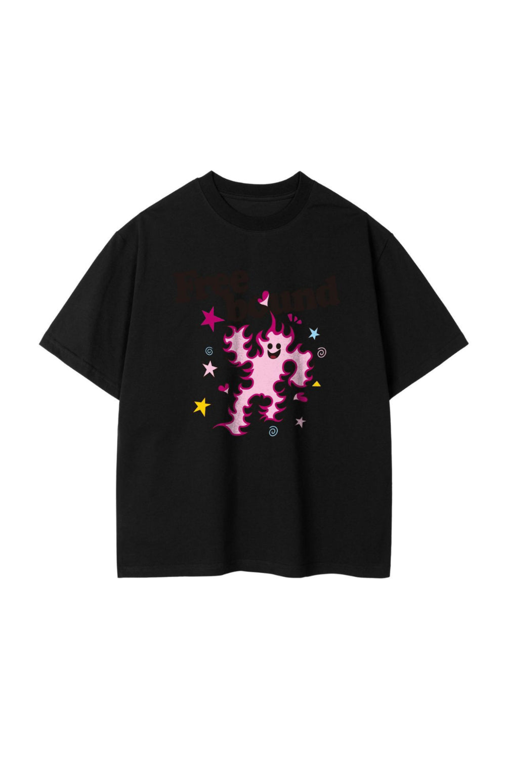 T-SHIRT MED FREEBOUND TRYCK