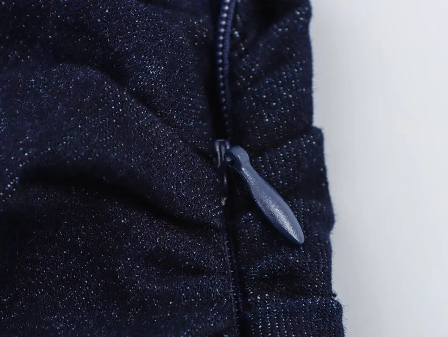 Ärmlös jeansklänning med knappar