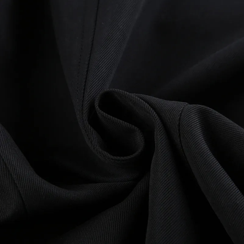 Långärmad topp med dubbla band framtill