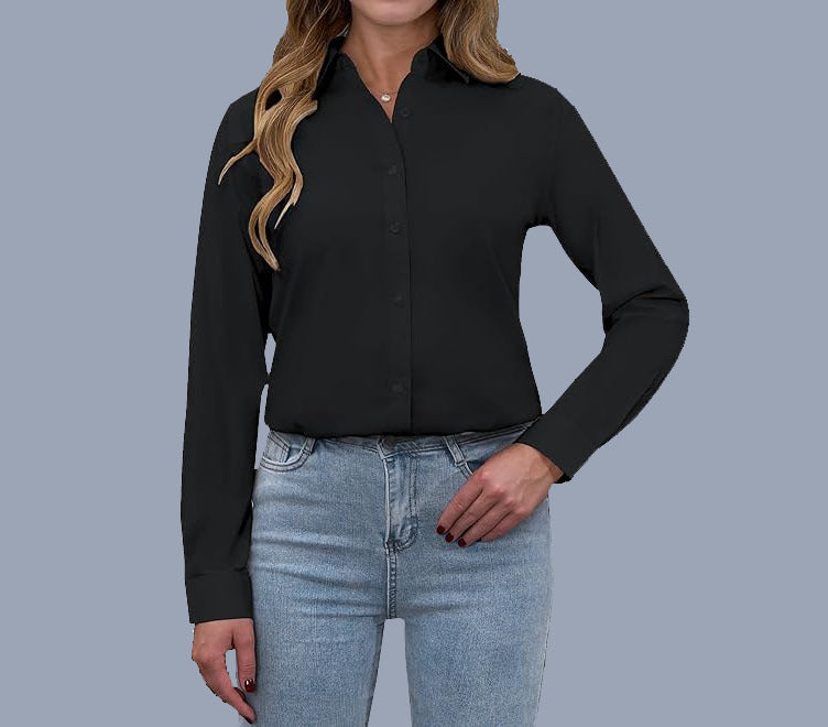 Lös knäppt skjorta