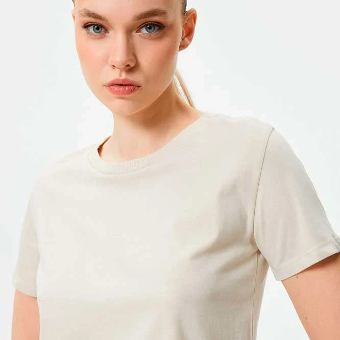 Basic T-shirt med korta ärmar
