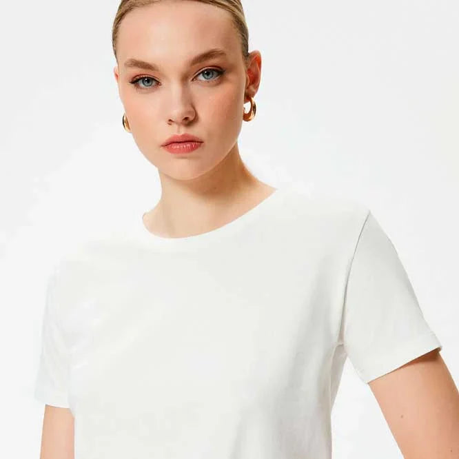 Basic T-shirt med korta ärmar