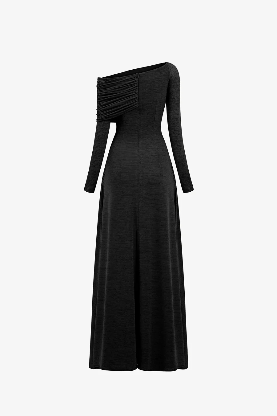 Off-shoulder Drapé maxiklänning