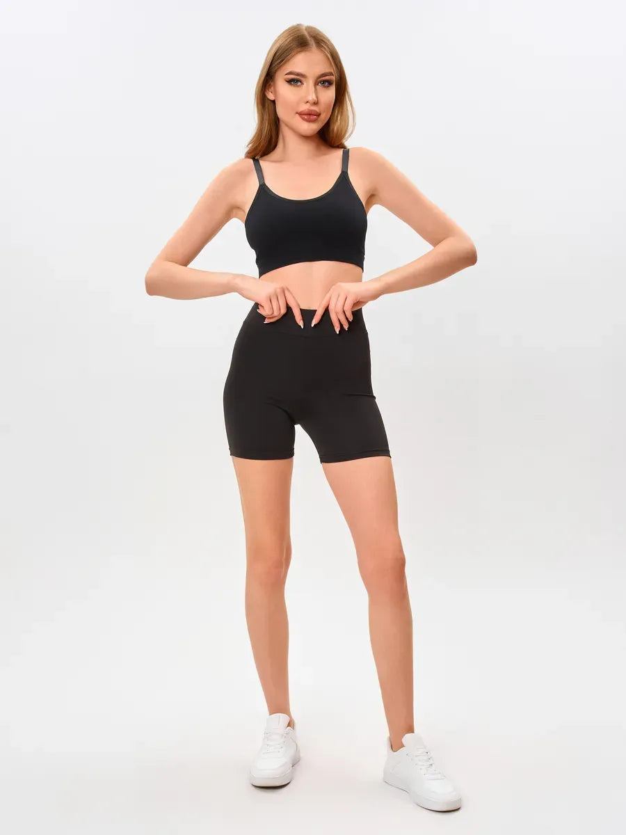 Svarta cykelshorts