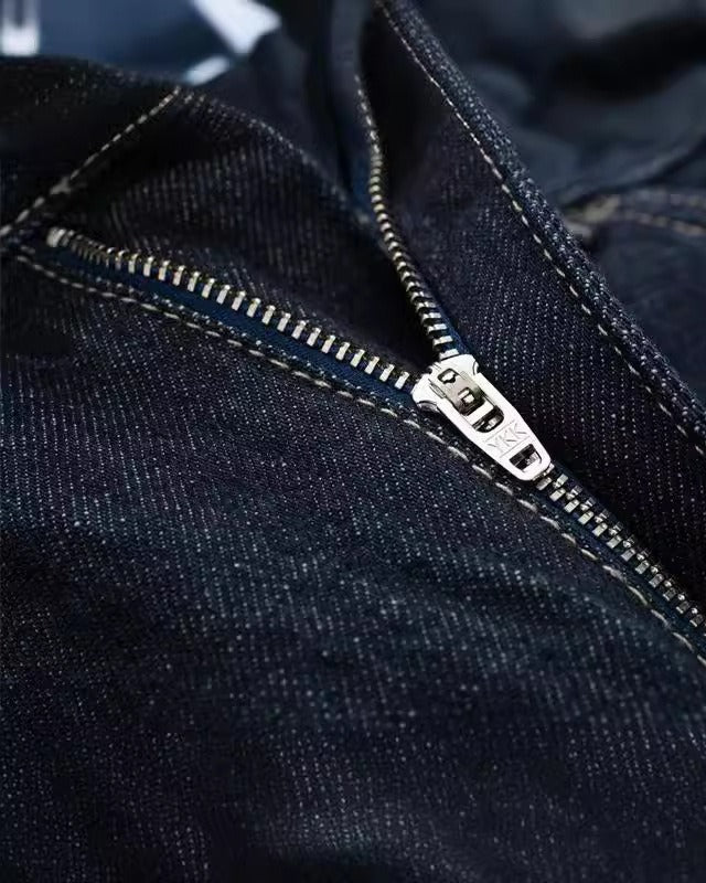 Mörkblå jeansjacka