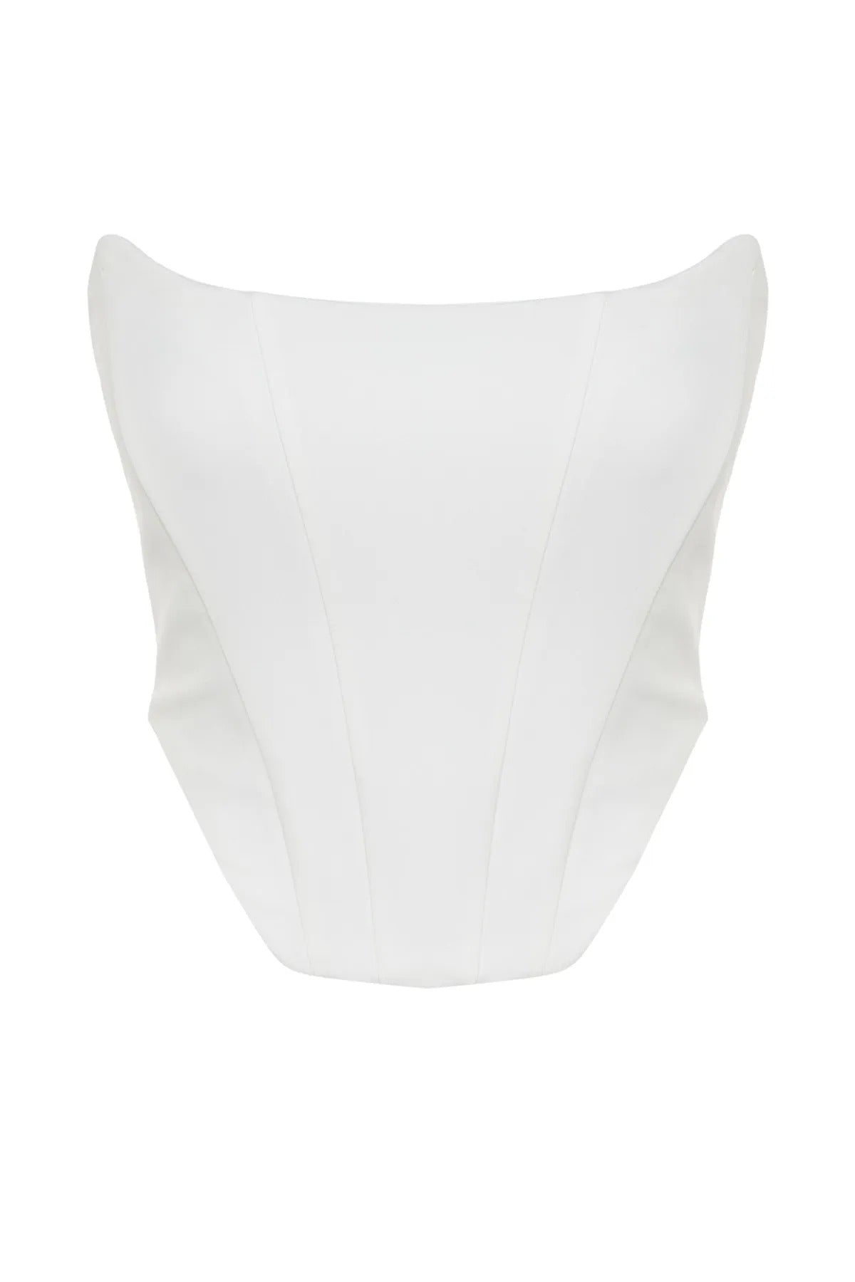 Axelbandslös Bustier topp med åtsittande passform