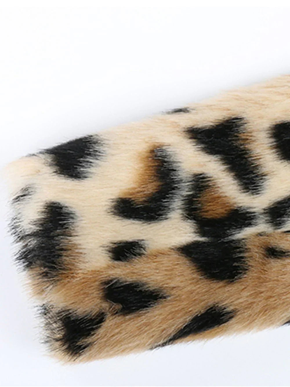 Leopardkavaj i rosa