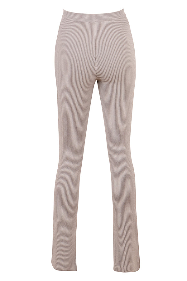 Knitted blouse with narrow pants