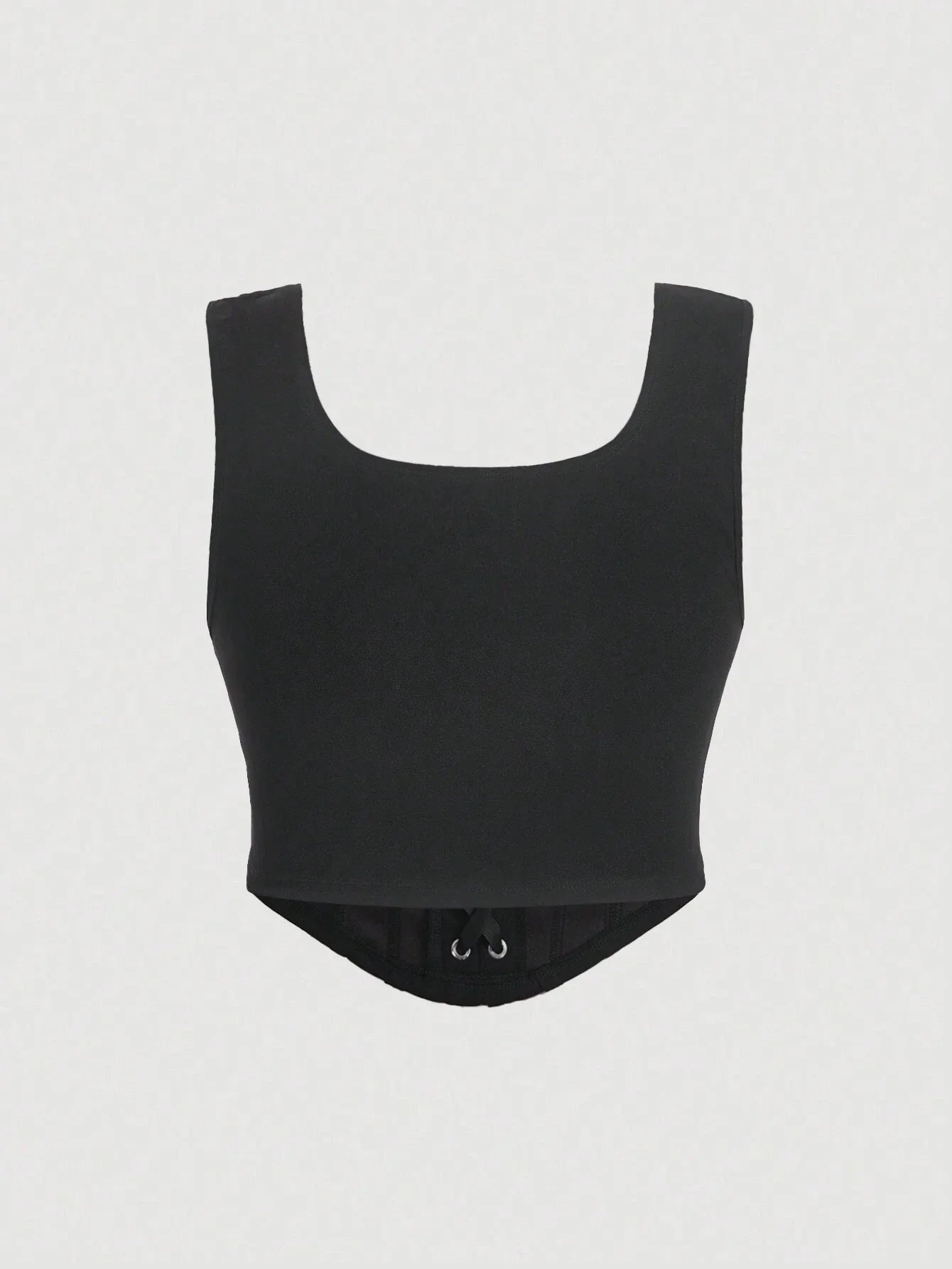 Lace-Up topp med åtsittande passform