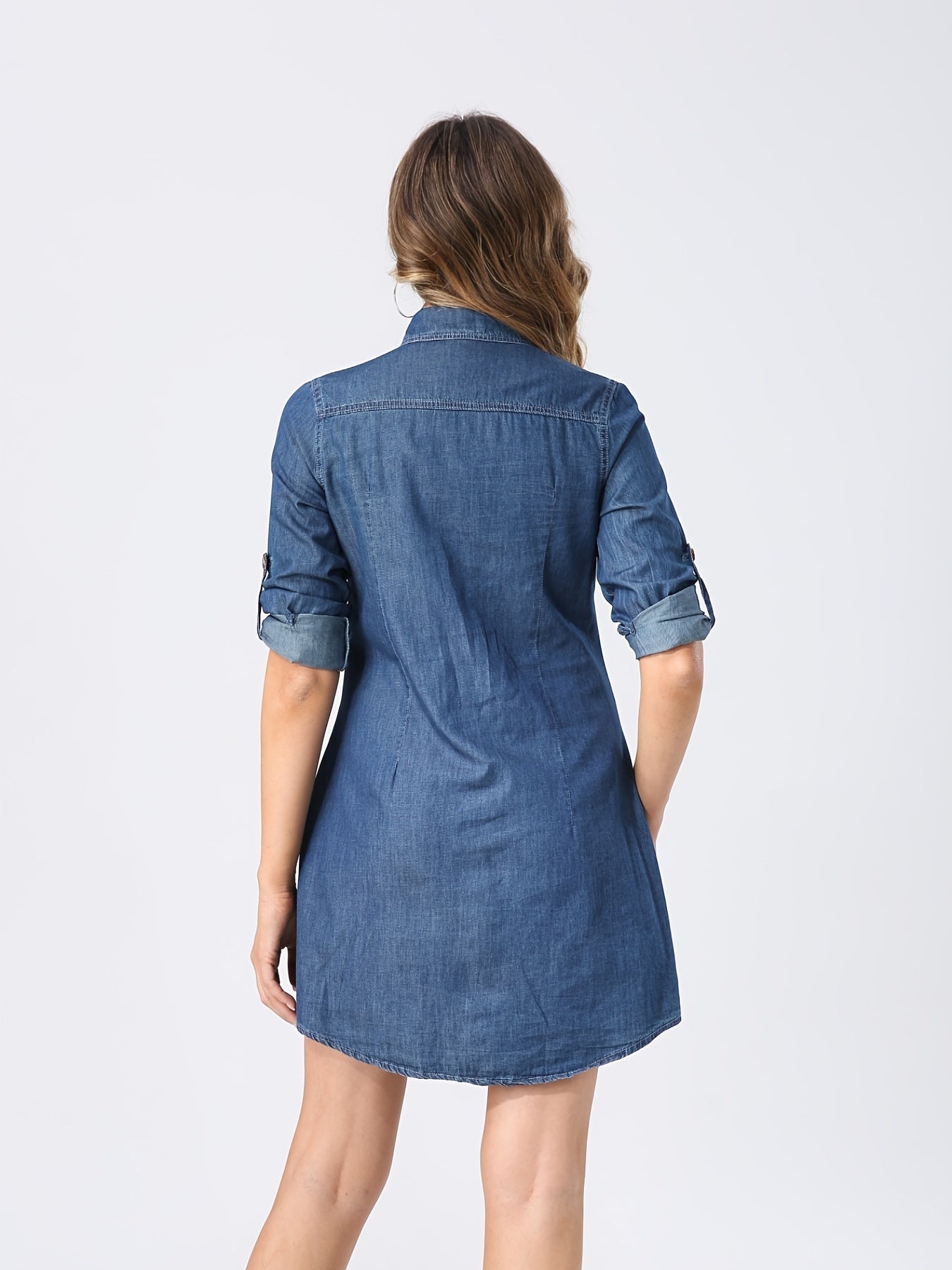Löst sittande jeansskjorta/klänning