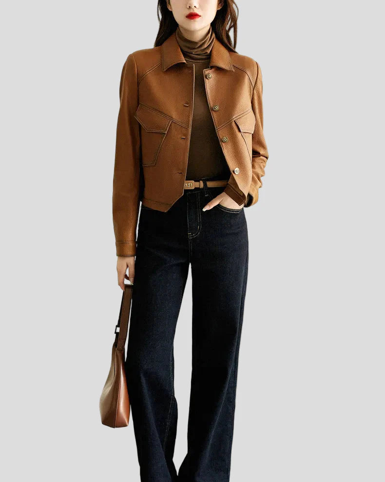 Kort utilityjacka med framfickor