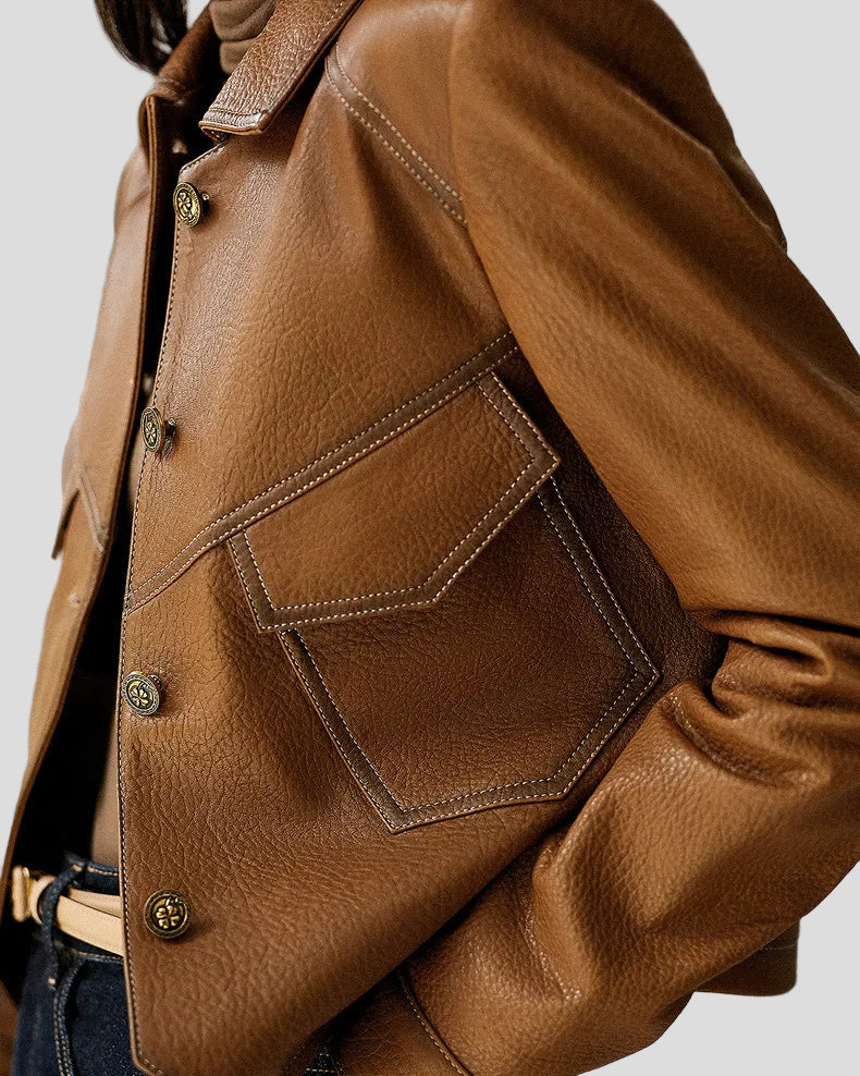 Kort utilityjacka med framfickor