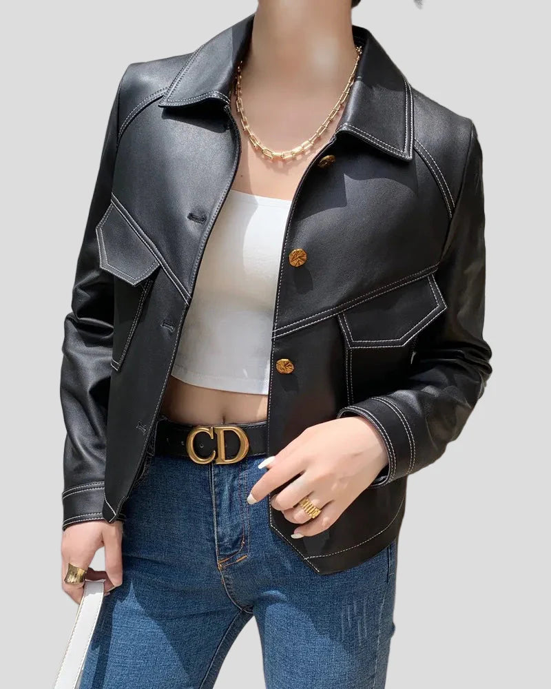 Kort utilityjacka med framfickor