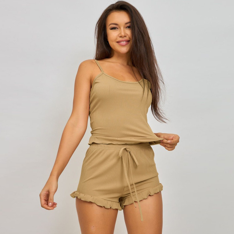 Pyjamaslinne med shorts