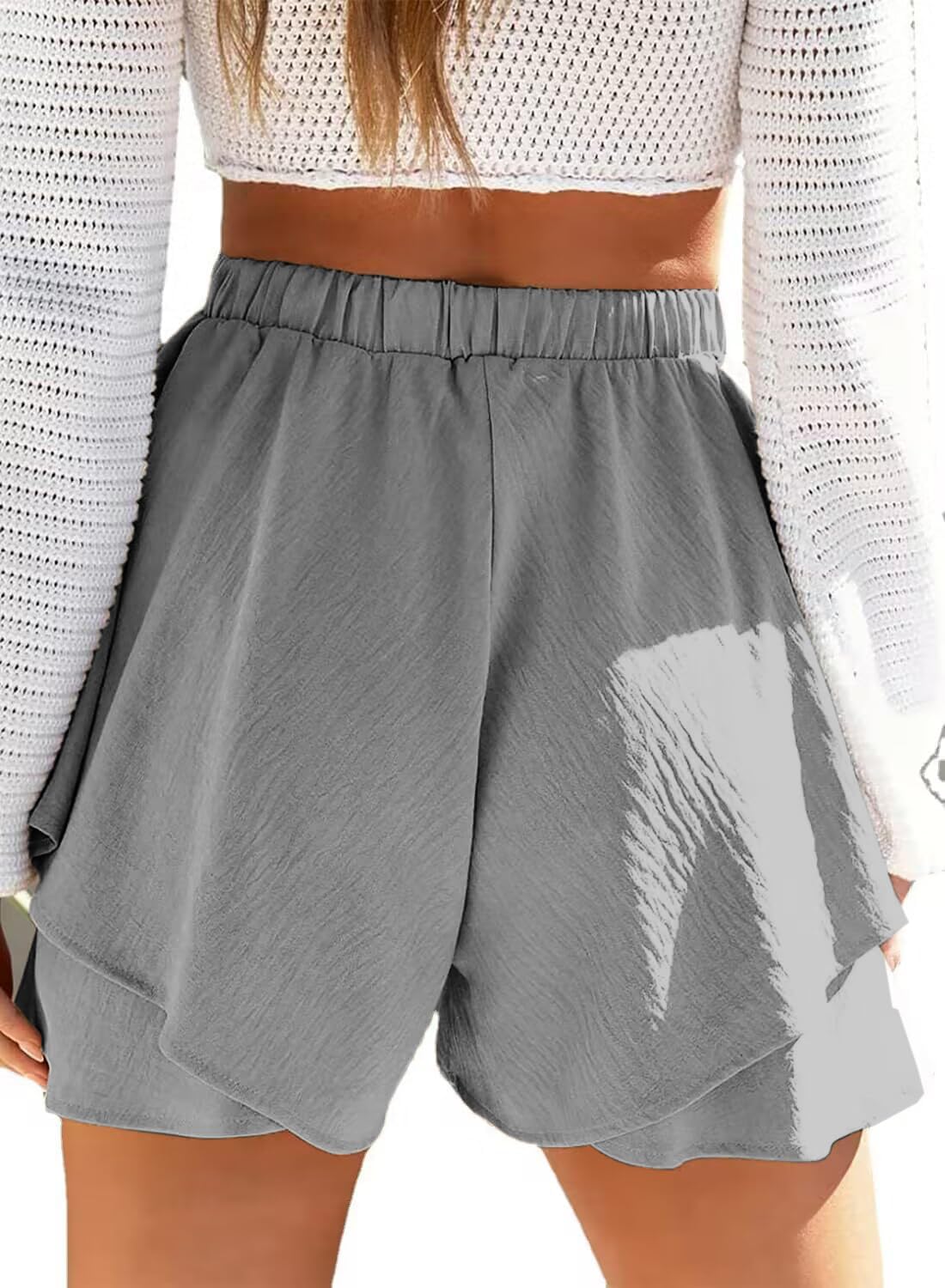 Volangshorts med lager-effekt
