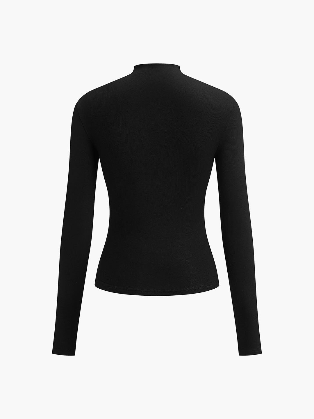 Draperad långärmad topp