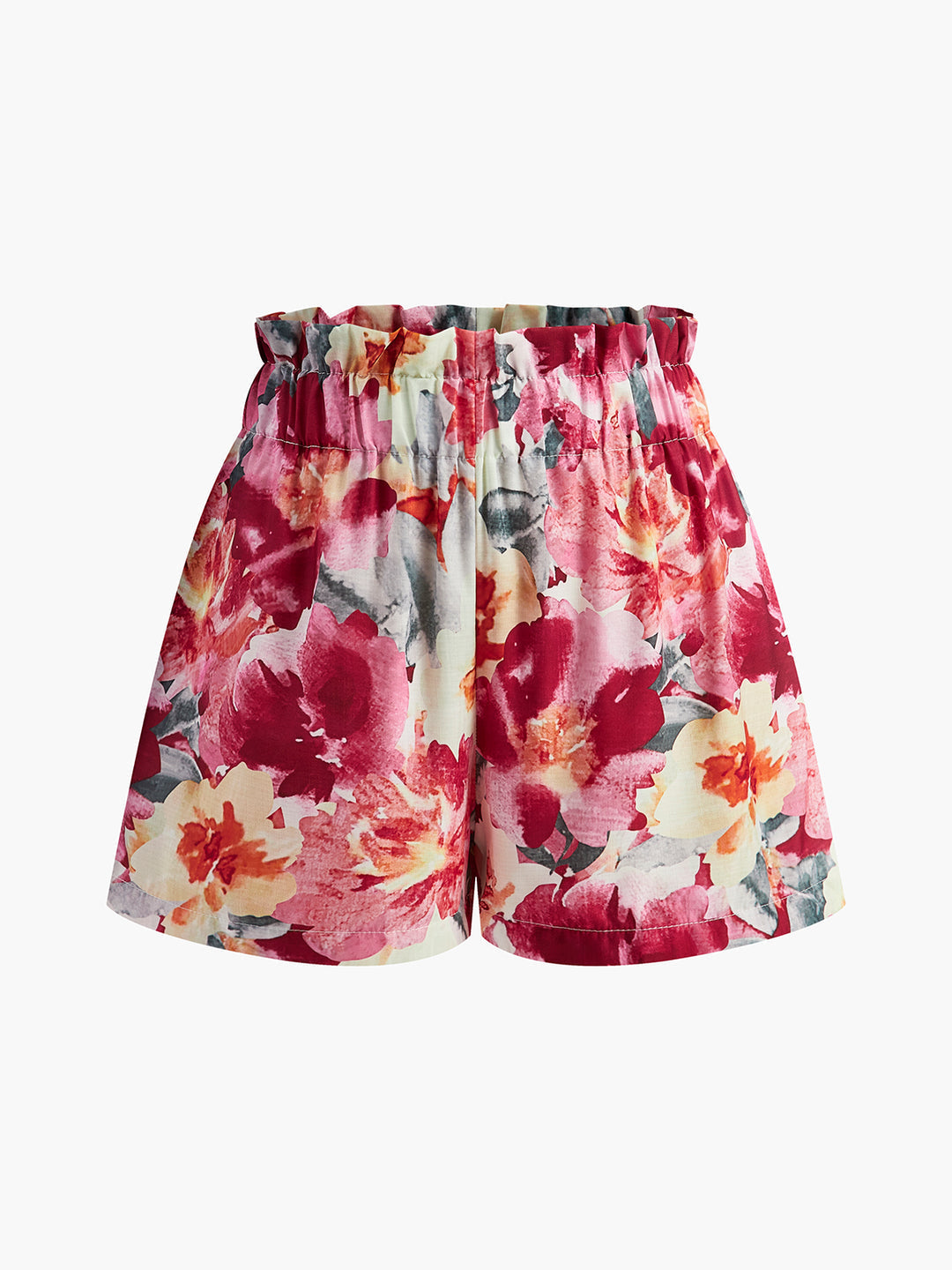 Blommigt sommarset med topp och shorts