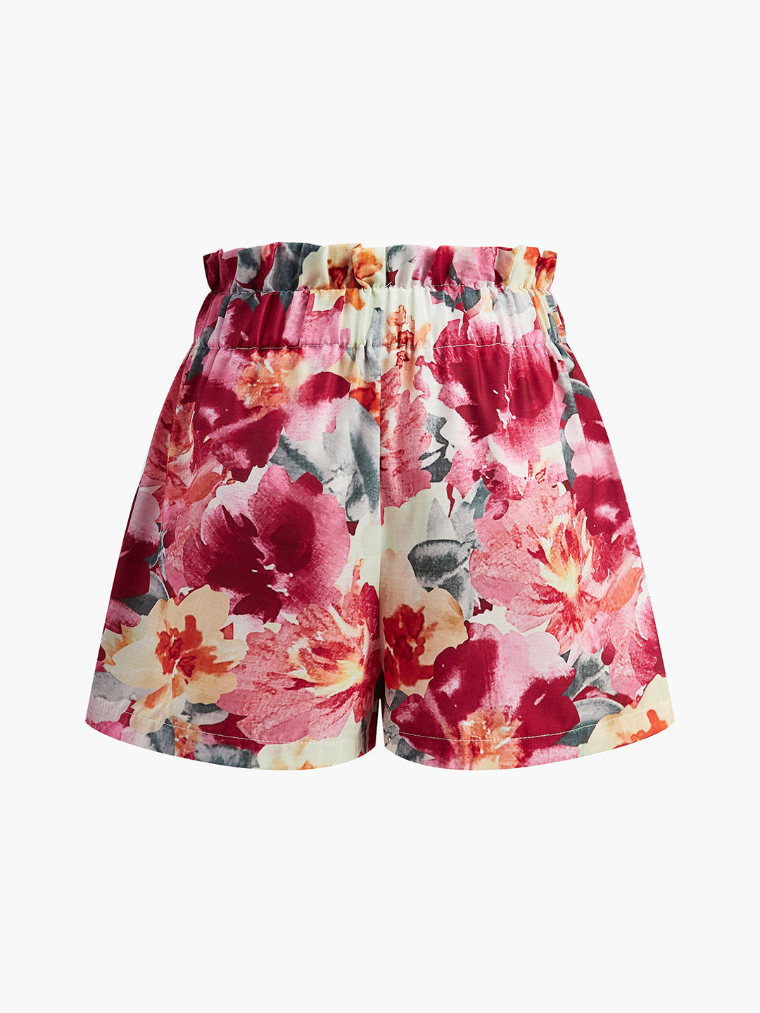 Blommigt sommarset med topp och shorts